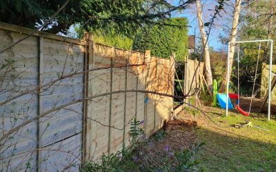 Garden Fence Repairs & Replacement Fencing